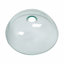 Lavabo vasque en verre trempé, lavabo de salle de bain avec robinet chromé et bonde escamotable