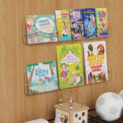 Acrylic Brochure Holder Wall Mount With Magnetic Adjustable Dividers, 6-Slot Wavy Lace Display Stand For Pamphlets, Menus, Documents And Leaflets, Mul