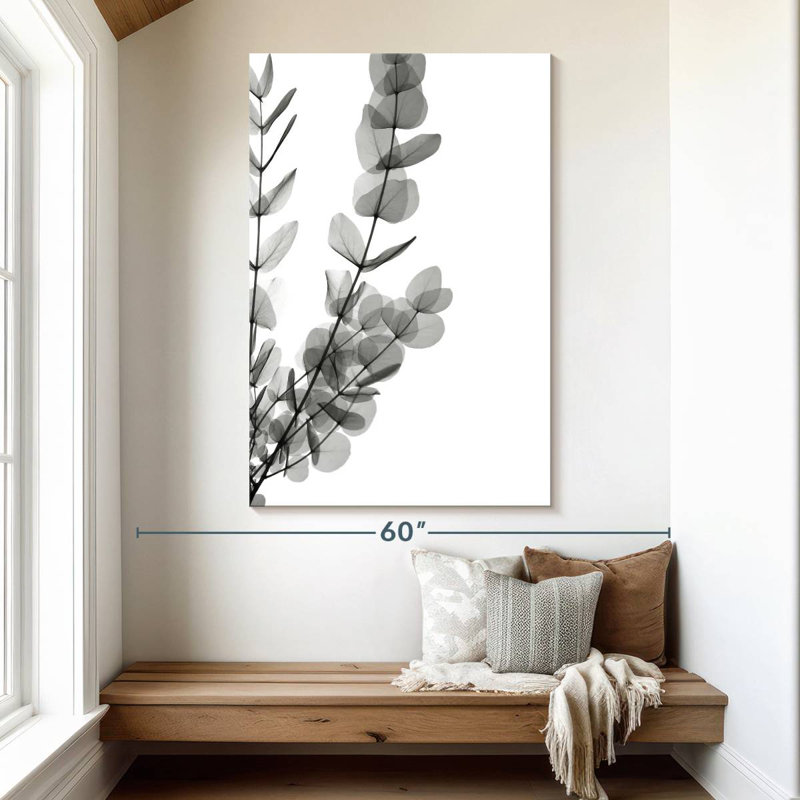 Harnek Noir Eucalyptus Leaves, 51" H x 34" W