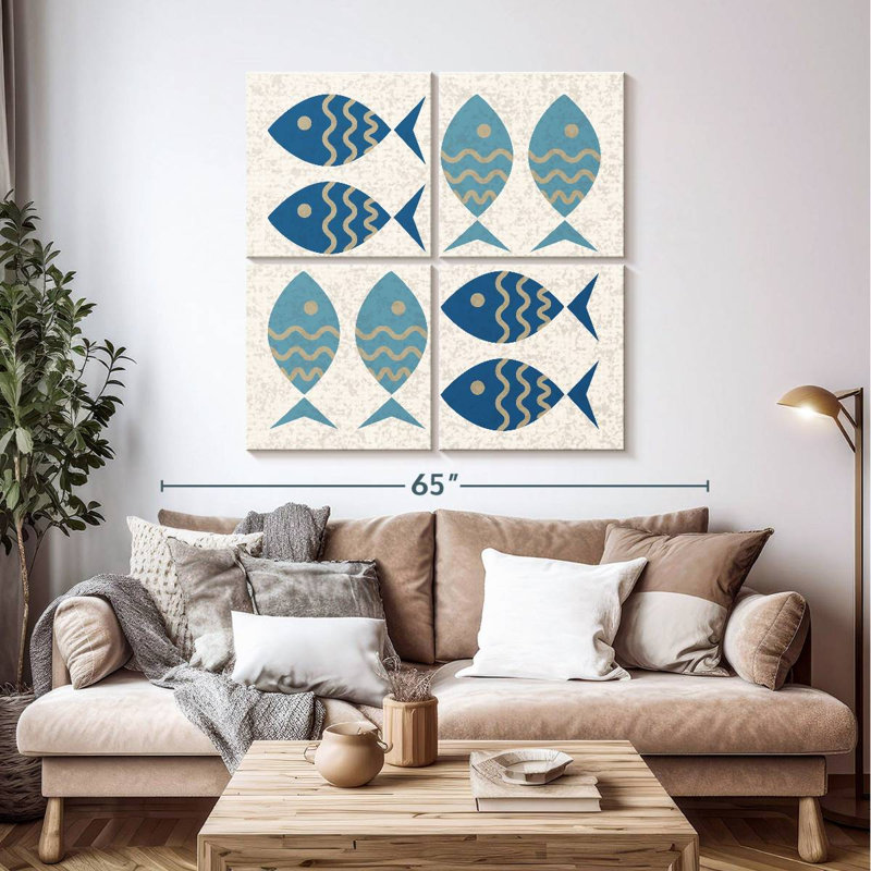 Brampt Fish Academy, 45" H x 45" W