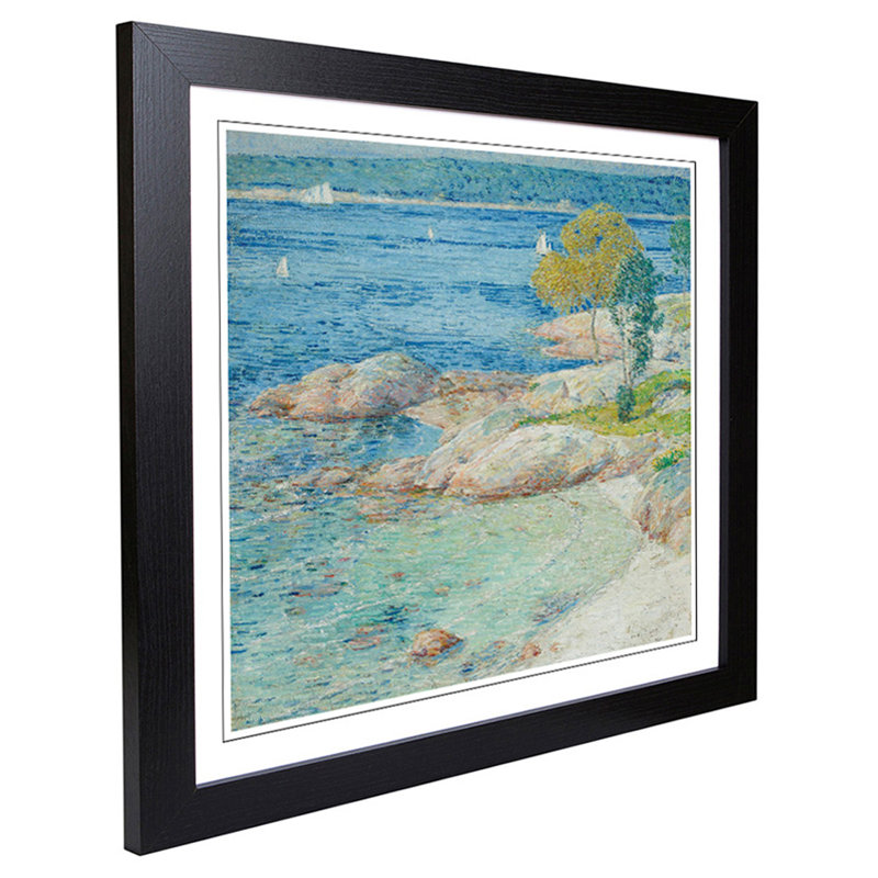 Childe Hassam - Single Picture Frame Painting, Black
