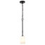 Mini luminaire suspendu en verre opale 1 lumière Stivers-1718705710