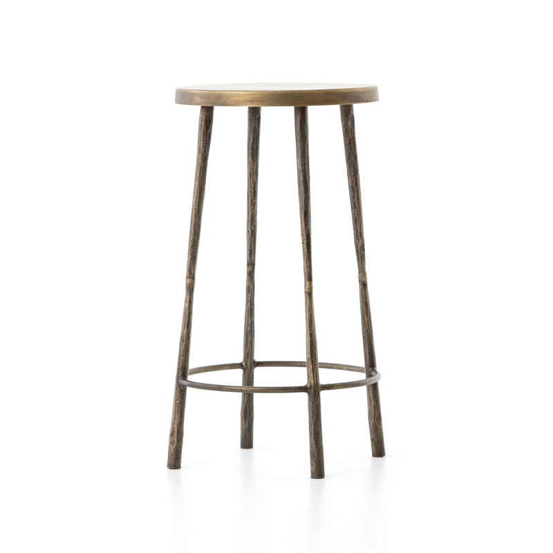 Westwood 26" Counter Stool, Antique Brass, Counter Stool (26" Seat Height)