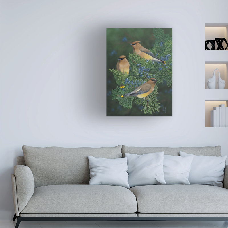 «Jeff Hoff Threes Company», art sur toile, H 14 po x l 19 po
