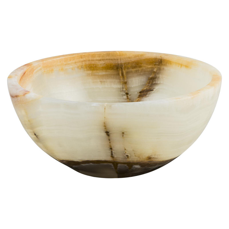 Ivy Bronx 270mm L x 270mm W Stone Circular Sink