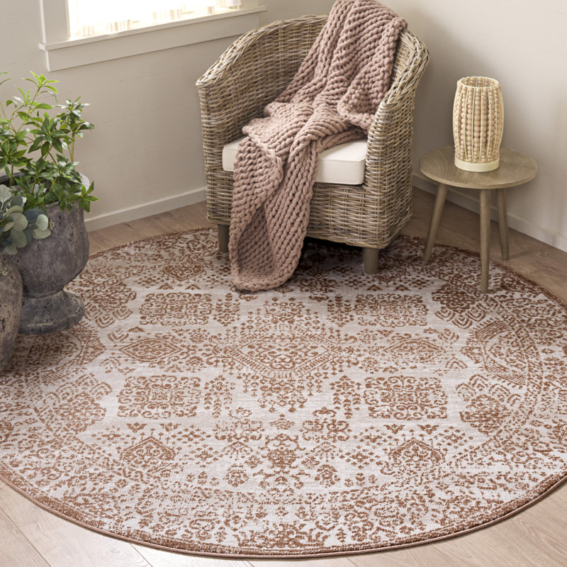 Tapis d'intérieur performant Chamber, Rond 6 pi 7 po x 6 pi 7 po