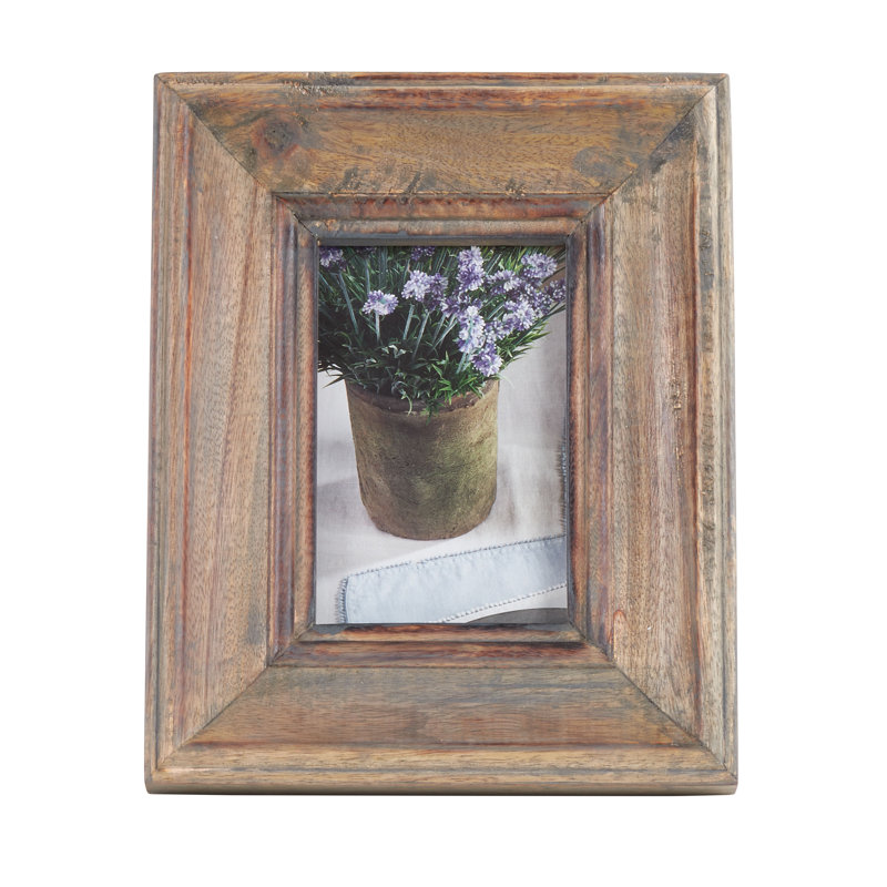Woodland Collection Brown Wood Picture Frame, 4" x 6"