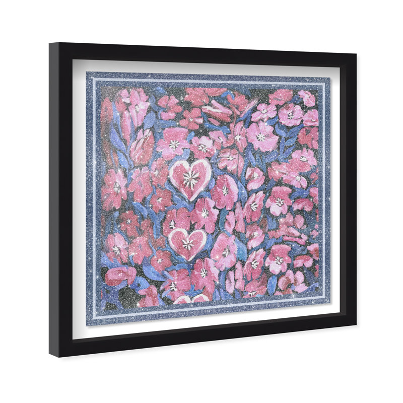 Yours Forever Print by Oliver Gal, 17.5"H x 17.5"W, Black Shadowbox
