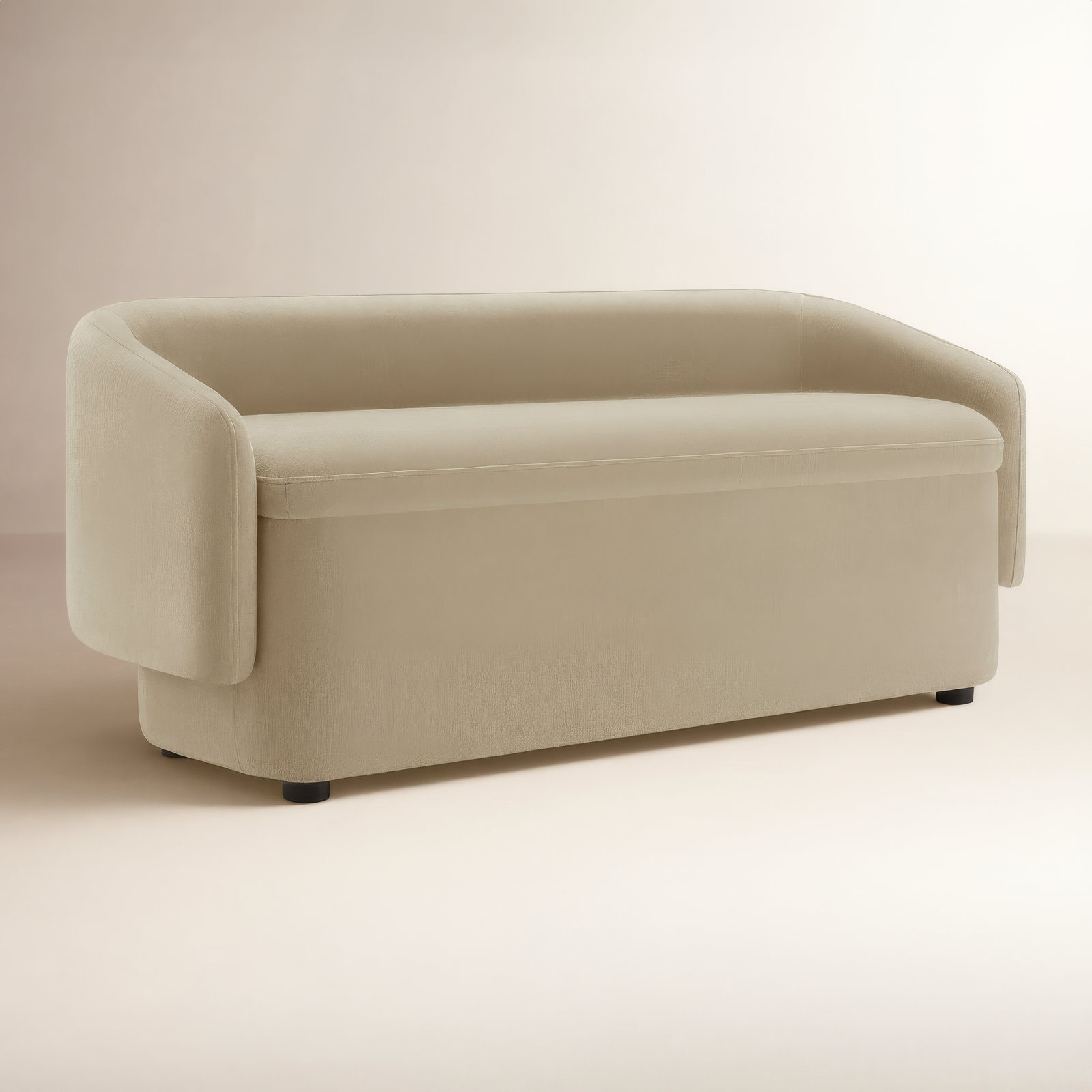 Bredon Storage Bench, Capri Wicker Performance Chenille