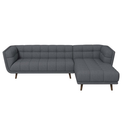 Canapé modulaire gris pour salon moderne