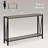 Geron Console Table, 2-Tier Entryway Table with Storage, 43" Narrow Sofa Table with V Design, Industrial Console Table for Entryway-1839956599