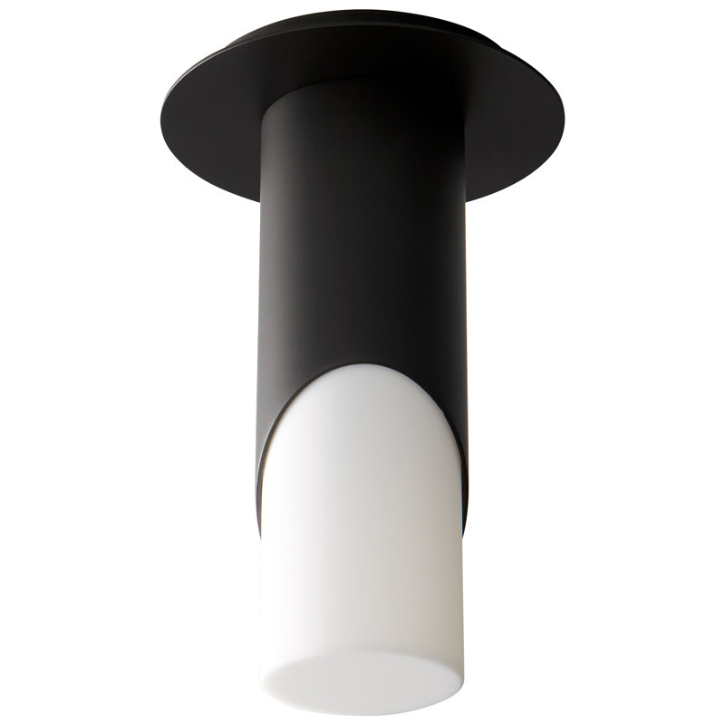 Annagrove Acrylic LED Flush Mount, Black