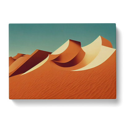 Desert Sand Dunes - Wrapped Canvas
