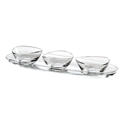 Winston Porter Ayios Glass Condiment Server