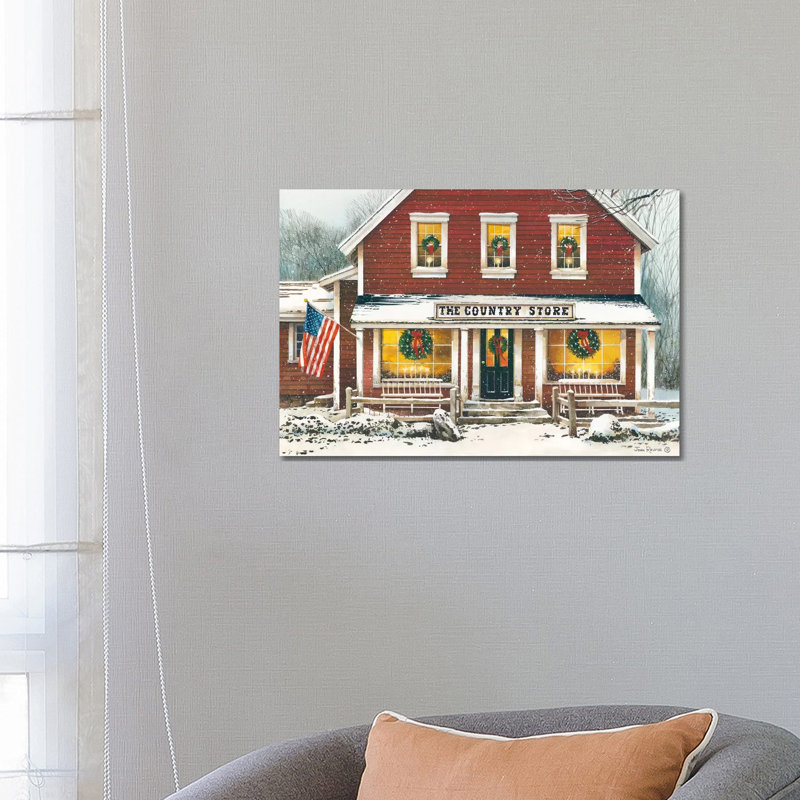 Country Christmas by John Rossini - Gallery-Wrapped Canvas Giclée on Canvas, 66.04 cm H x 45.72 cm W x 1.91 cm D, Canvas