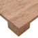Firdows Rustic Modern Solid Wood Butcher Block 7 Piece Dining Set