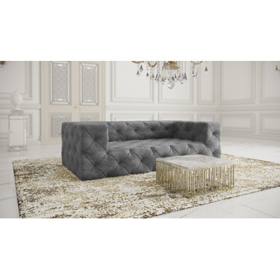 Renae 3 Seater Velvet Sofa
