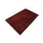 Tapis rouge / noir en laine noué à la main de style oriental Cremeans 4 pi 2 po x 6 pi 6 po