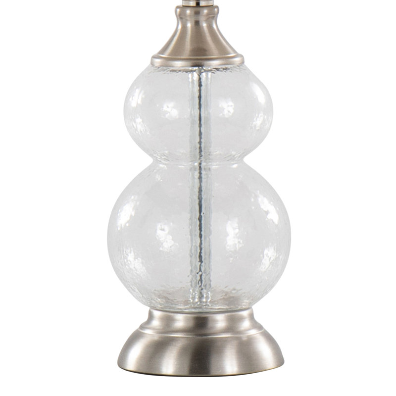 Lampe d'appoint contemporaine en verre - ensemble de 2