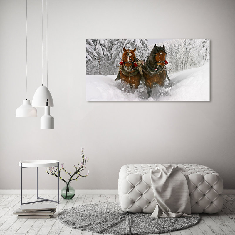 Sleigh Ride - Wrapped Canvas Print