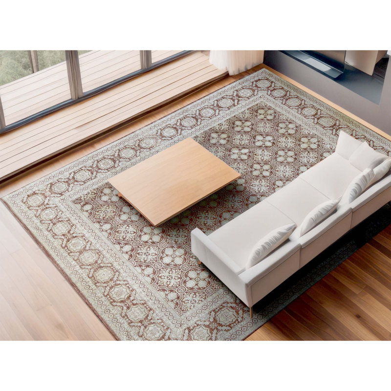 Signature Hand Woven Wool Oriental Area Rug