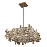 Vermeer 8 - Light Dimmable Square / Rectangle Chandelier