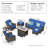 Tommy Wicker 5 - Person Patio Conversation Set with Cushions-15778100