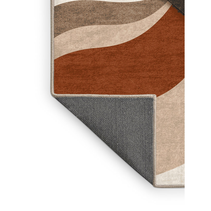 Tapis beige doux moelleux et moelleux Boyds, 4 x 6