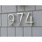Metal Floating Mount House Number-113467381-113467395-113467396