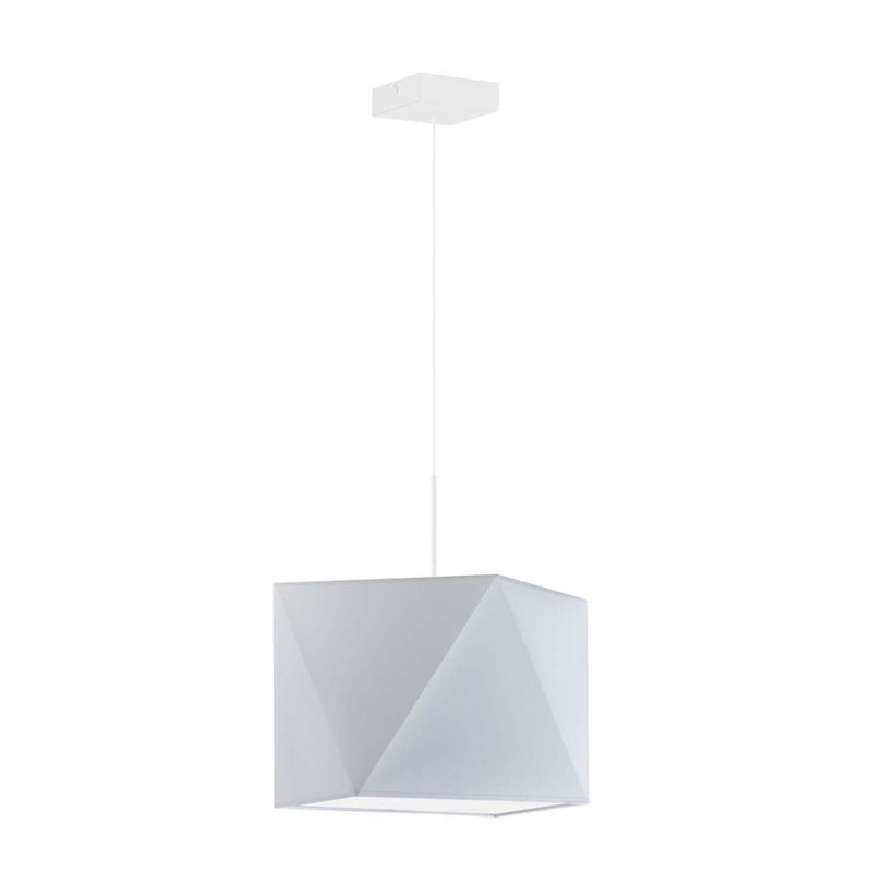 Denegar 1 - Light Single Pendant, White, Light Grey