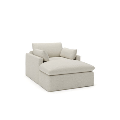 Luna Slipcovered Chaise
