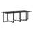  Garden Dining Set Black, Dark Grey