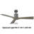 54" Aviator 3 - Blade Outdoor/Indoor Smart Propeller Ceiling Fan with Wall Control, Works With Alexa and iOS or Android App-32650321