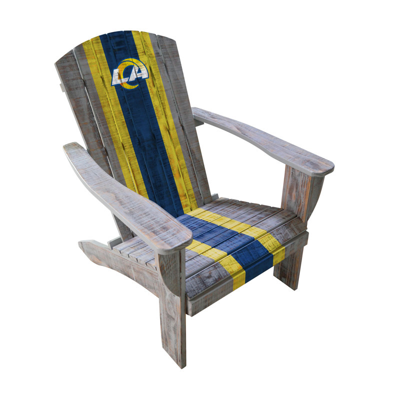 NFL Wood Adirondack Chair, Los Angeles Rams
