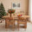 Solid Wood Rectangle Dining Table-129240772