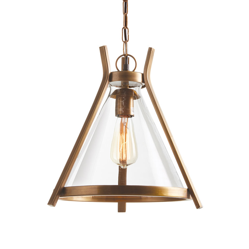 Luminaire suspendu conique 1 lumière Flaxville