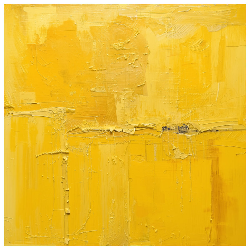 Édredon texturé jaune abstrait, Grand lit