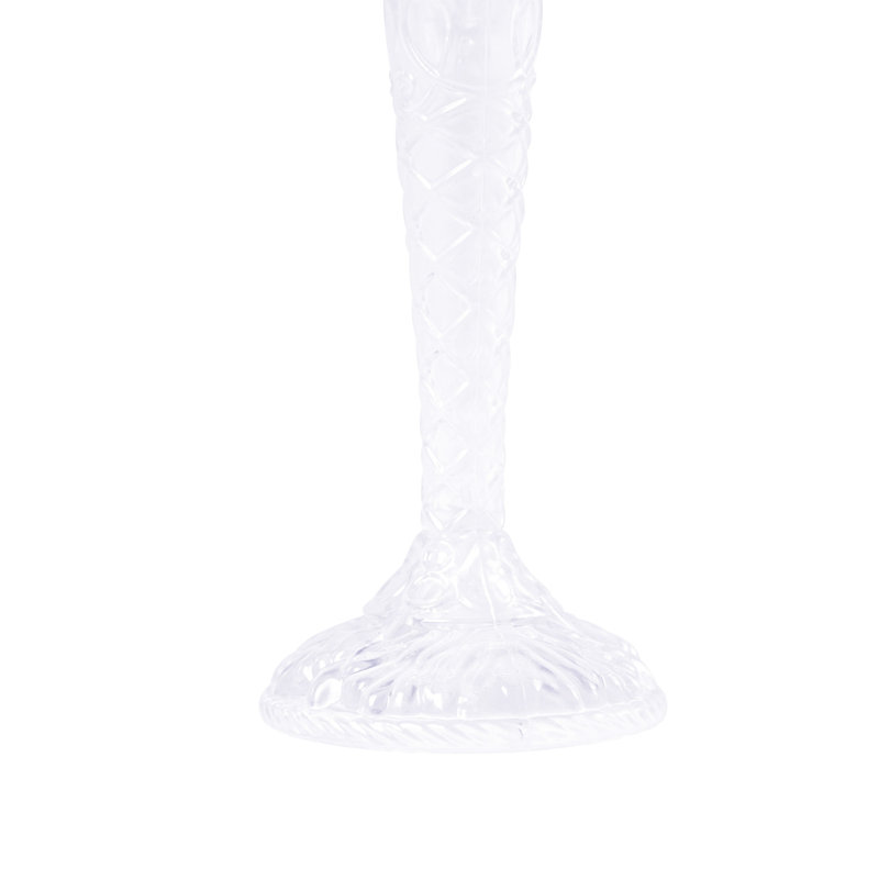 Flûte à champagne jetable en plastique basique, Transparent