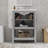 24"  Modern Sleek Bathroom Vanity Elegant Ceramic Sink With Open Style Shelf-114223086