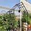 Arche de jardin en métal avec banc transformé en jardinière W58,07 * H97,24