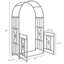 81 in. H x 45 in. W Steel Arched Trellis