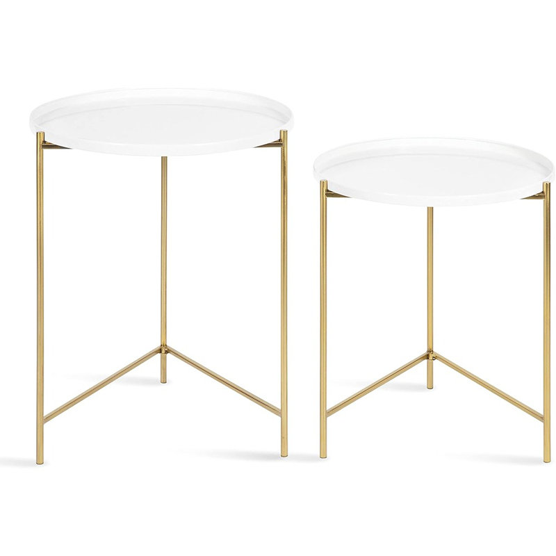 Ensemble de 2 tables d'appoint Modern Modern