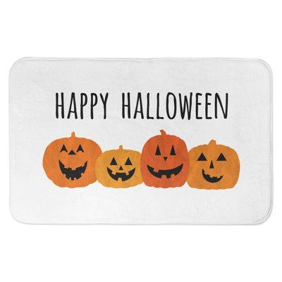 Tapis pour salle de bain en o-lanterne joyeux halloween South Lamar
