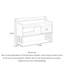 Banc de rangement scandinave Minimalist