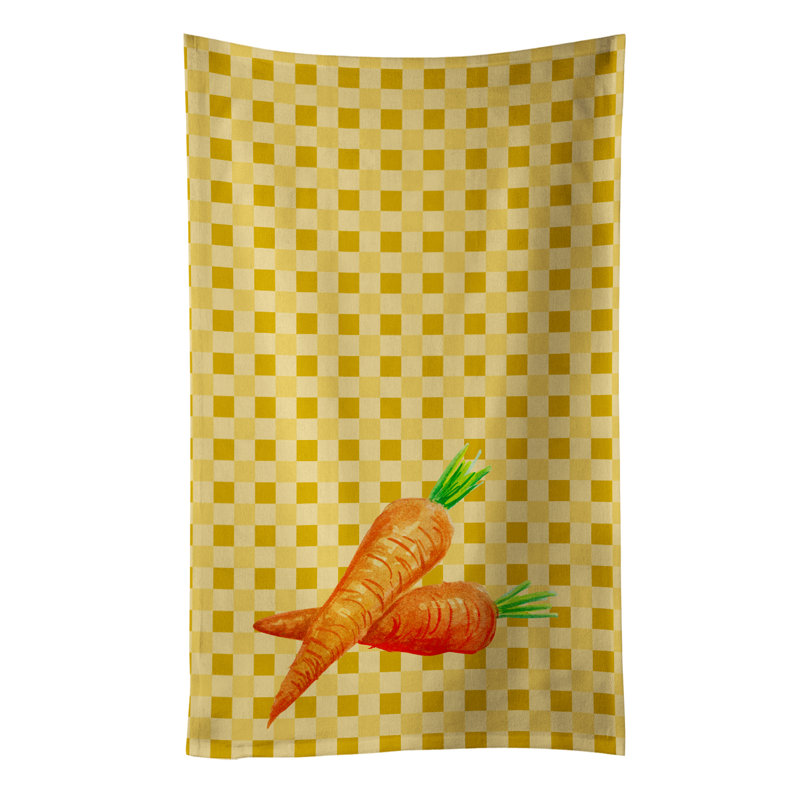 Chiffons carottes sur basketweave