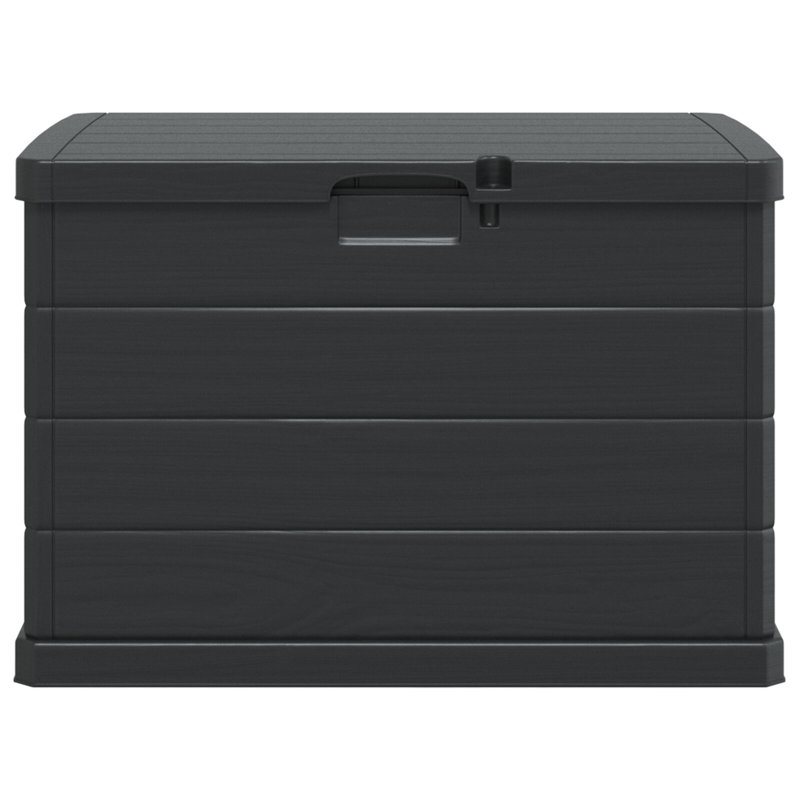 Dakota Fields 77.5cm W 170L Plastic Deck Box in Anthracite
