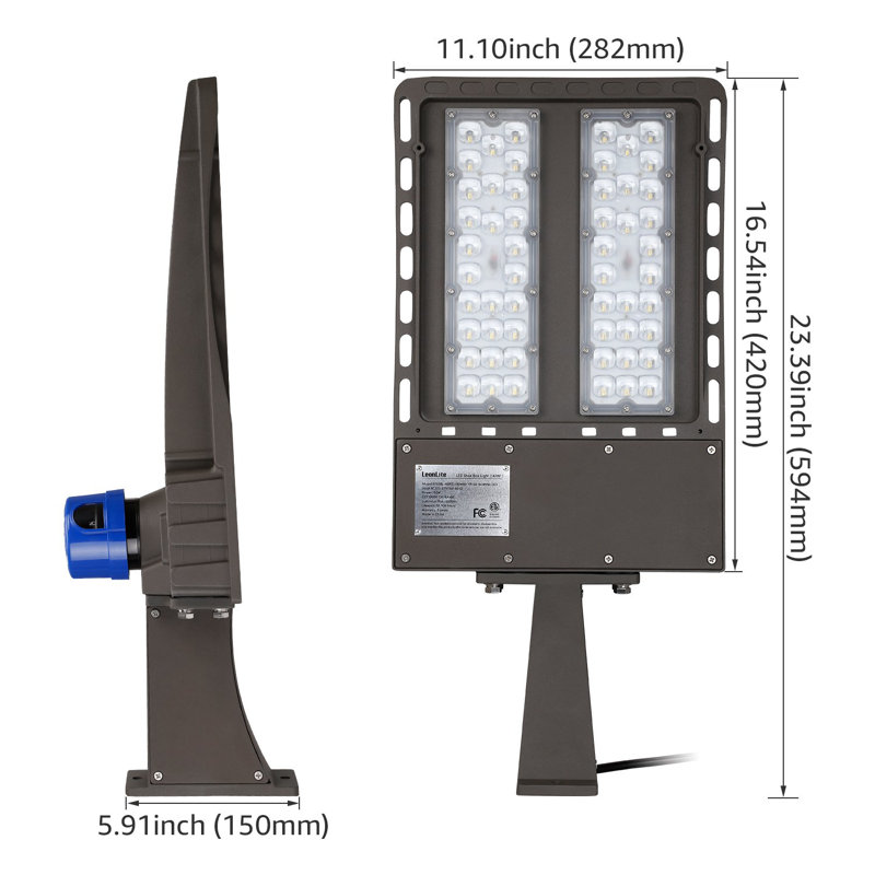 LED Street Light Bright Outdoor Area Lighting for Parking Lot Yard