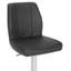 Batista Swivel Upholstered Adjustable Height Counter Stool with Metal Frame-17924817