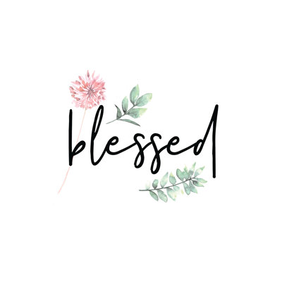 Blessed Botanical - Wrapped Canvas Print
