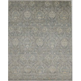 Transitional One-of-a-Kind Rectangle 8'8" X 10'8" Hand Knotted Area Rug